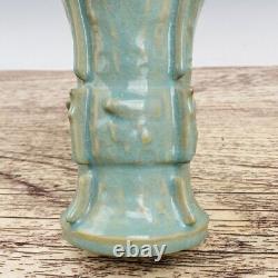 6.7 Antique Chinese Porcelain Song dynasty ru kiln cyan glaze Ice crack Vase