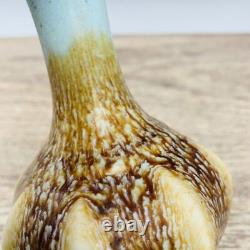 6.7 Old Antique Chinese Porcelain dynasty cyan glaze colour Vase