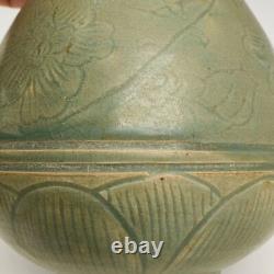 6.7 Old Chinese Porcelain Song dynasty yue kiln cyan glaze flower yuhuchun Vase