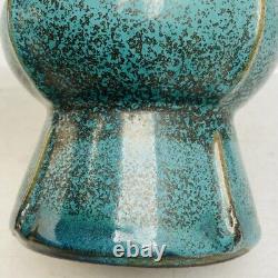 6.9 Old Antique Chinese Porcelain Song dynasty jun kiln cyan glaze Fambe Vase