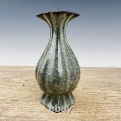 7.1 Chinese Antique Porcelain Song dynasty guan kiln cyan glaze Ice crack Vase
