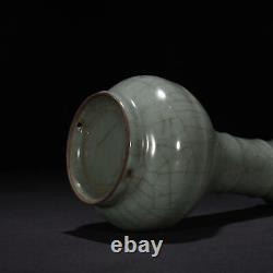 7.5 Antique Chinese porcelain song dynasty guan kiln cyan glaze Ice crack Vase