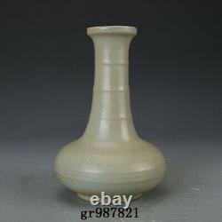 7 Old Antique Chinese Porcelain Song dynasty ru kiln cyan glaze bamboo Vase