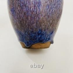 8.1 Chinese Old Antique Porcelain Song dynasty jun kiln Purple glaze Fambe Vase