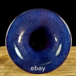 8.3 Chinese Old Antique Porcelain song dynasty jun kiln Purple glaze Fambe Vase