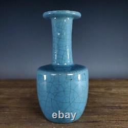 8.5 Antique Chinese Porcelain Song dynasty ru kiln Blue glaze Ice crack Vase