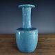 8.5 Antique Chinese Porcelain Song Dynasty Ru Kiln Blue Glaze Ice Crack Vase