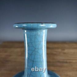 8.5 Antique Chinese Porcelain Song dynasty ru kiln Blue glaze Ice crack Vase