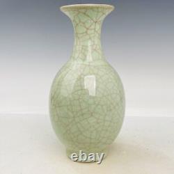 8.5 Antique Chinese Porcelain song dynasty guan kiln cyan glaze Ice crack Vase