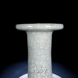 8.6 Antique Chinese Porcelain Song dynasty ru kiln White glaze Ice crack Vase