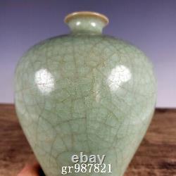 8.6 Old Chinese Porcelain Song dynasty ru kiln cyan glaze Ice crack Pulm Vase