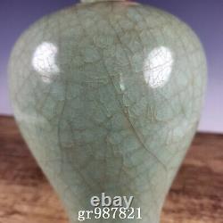 8.6 Old Chinese Porcelain Song dynasty ru kiln cyan glaze Ice crack Pulm Vase