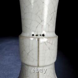 8.7 Chinese Antique Porcelain Song dynasty ru kiln White glaze Ice crack Vase