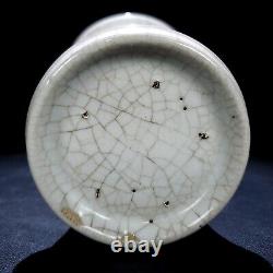 8.7 Chinese Antique Porcelain Song dynasty ru kiln White glaze Ice crack Vase