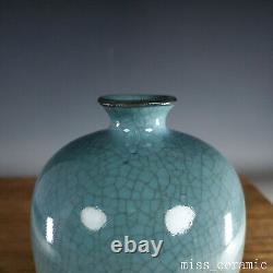 8.7 Old Chinese Porcelain Song dynasty ru kiln Blue glaze Ice crack Pulm Vase