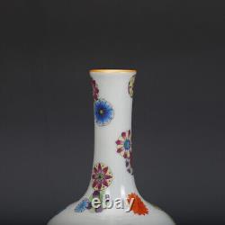 8.743.1 Collection Chinese Qing Famille Rose Porcelain Flower Vase