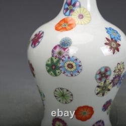 8.743.1 Collection Chinese Qing Famille Rose Porcelain Flower Vase