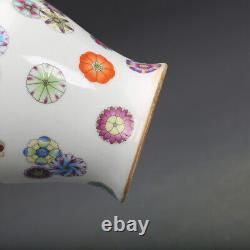 8.743.1 Collection Chinese Qing Famille Rose Porcelain Flower Vase