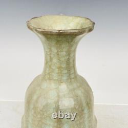 8.8 Antique Chinese Porcelain Song dynasty guan kiln cyan glaze Ice crack Vase