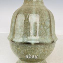 8.8 Antique Chinese Porcelain Song dynasty guan kiln cyan glaze Ice crack Vase