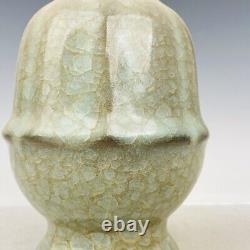 8.8 Antique Chinese Porcelain Song dynasty guan kiln cyan glaze Ice crack Vase