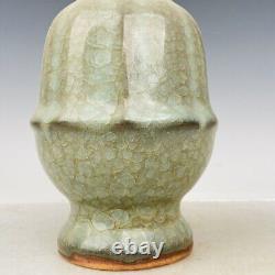 8.8 Antique Chinese Porcelain Song dynasty guan kiln cyan glaze Ice crack Vase