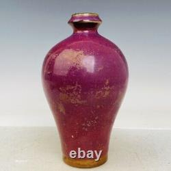 8.8 Old Chinese Porcelain Song dynasty jun kiln museum mark red glaze Pulm Vase