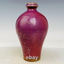 8.8 Old Chinese Porcelain Song dynasty jun kiln museum mark red glaze Pulm Vase