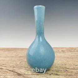 8.8Chinese Old Porcelain Song Dynasty Ru Kiln Long necked bottle