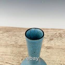 8.8Chinese Old Porcelain Song Dynasty Ru Kiln Long necked bottle