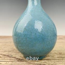 8.8Chinese Old Porcelain Song Dynasty Ru Kiln Long necked bottle