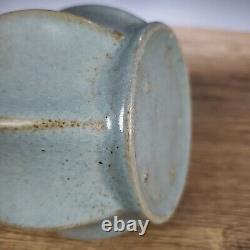 8.9 Chinese Antique Porcelain Song dynasty ru kiln cyan glaze Ice crack Vase