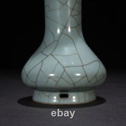 8 Antique Chinese Porcelain Song dynasty guan kiln cyan glaze Ice crack Vase