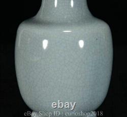 8 Antique Old China Ru Kiln Porcelain Dynasty Palace Bottle Vase Pot Jar