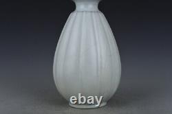 8 Chinese Old Antique Porcelain song dynasty ru kiln cyan glaze open slice Vase