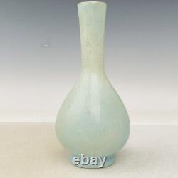 8 Chinese Porcelain song dynasty ru kiln museum mark cyan glaze Ice crack Vase