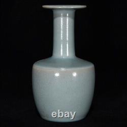 8 Old Antique Chinese Porcelain song dynasty ru kiln cyan glaze Ice crack Vase