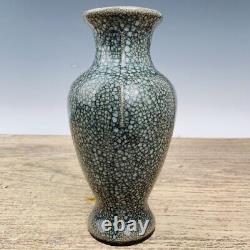 9.1 Antique Chinese Porcelain Song dynasty ge kiln cyan glaze Ice crack Vase
