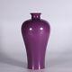 9.1 Chinese Antique Porcelain Qing Dynasty Kangxi Mark Purple Glaze Pulm Vase