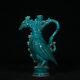 9.1 Old Chinese Porcelain Song Dynasty Blue Glaze Ice Crack Dragon Phoenix Vase