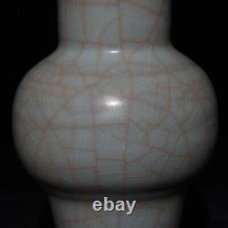 9.3 Chinese Antique Song dynasty Porcelain guan kiln Cyan glaze Ice crack vase