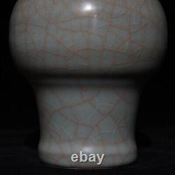 9.3 Chinese Antique Song dynasty Porcelain guan kiln Cyan glaze Ice crack vase