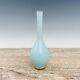 9.5 Chinese Antique Porcelain Song Dynasty Jun Kiln Cyan Glaze Open Slice Vase