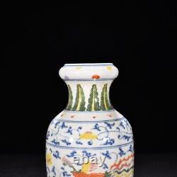 9.6 china antique ming dynasty chenghua mark porcelain phoenix pattern bottle