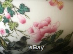 A Chinese Famille Rose Porcelain Bowl Marked Yongzheng to Base
