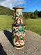 A Chinese Nanking Crackle Ware Porcelain Vase Warrior Horse Motive Early 20 Th C