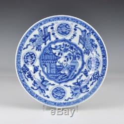 A Chinese Porcelain 18th Century Kangxi Period Plate With Boy
