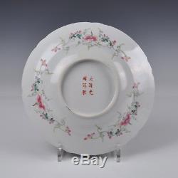 A Chinese Porcelain Famille Rose Mille Fleur Guangxu Mark And Period Plate