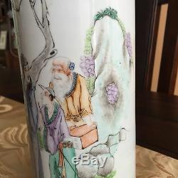A Chinese Qing Dynasty Porcelain Hatstand Vase