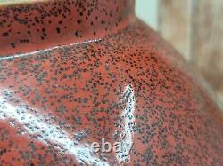 A Chinese red glaze porcelain mark vase 16.5in